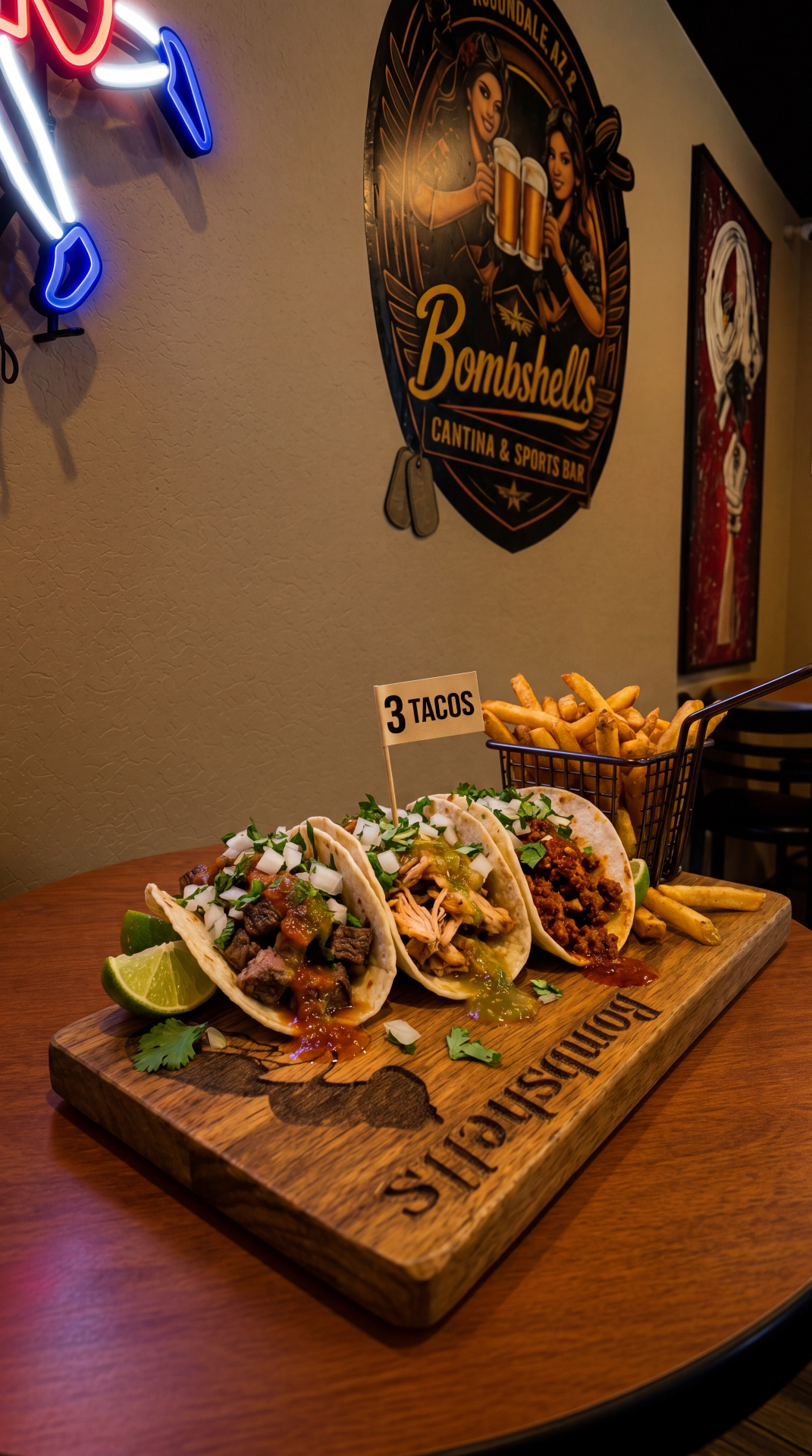 Tacos near me Avondale AZ — Bombshells Cantina
